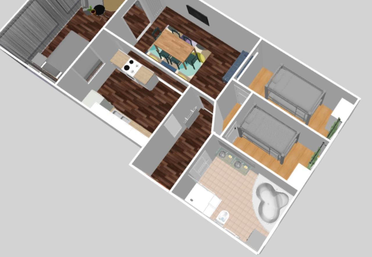 Apartment Humboldt 3 Schlafzimmer,Wifi, Netflix Parken, Terrasse, Klimatisiert, Naehe Zentrum เยนา ภายนอก รูปภาพ