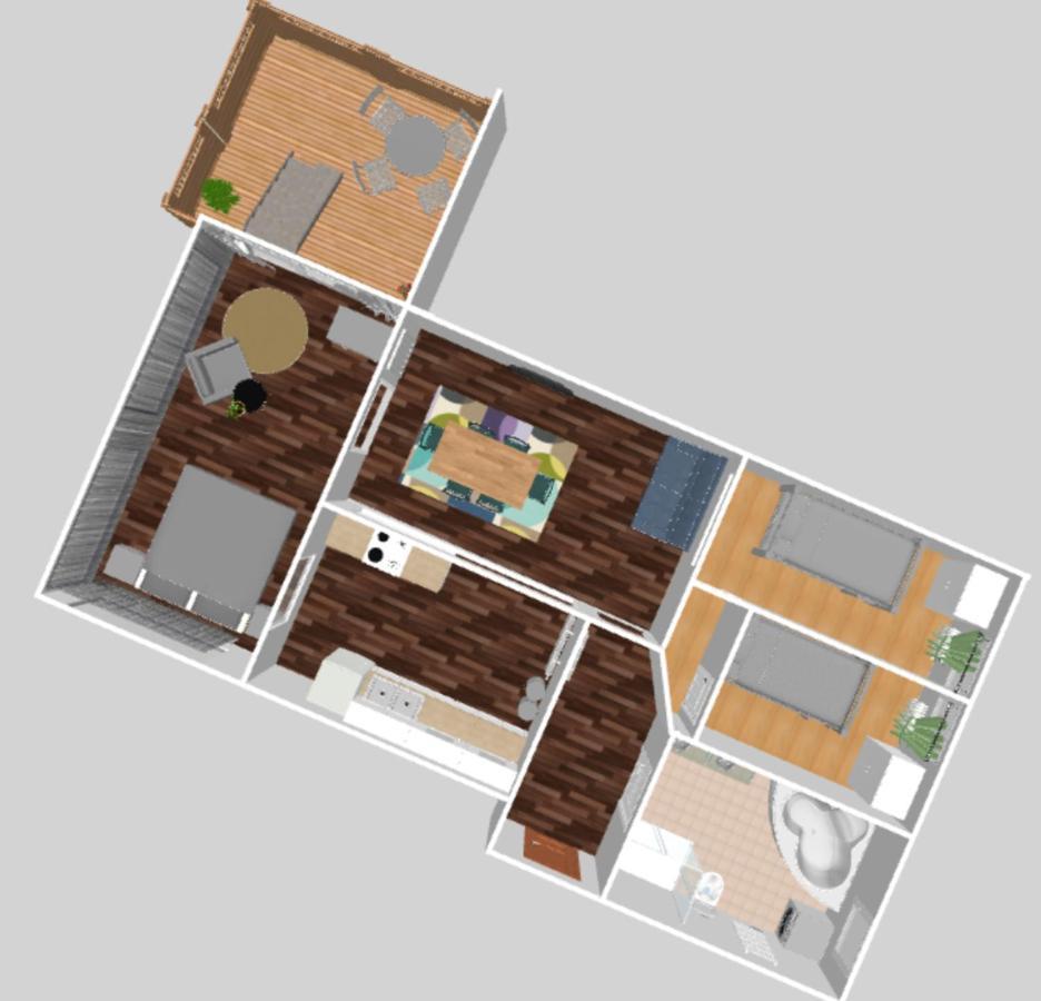 Apartment Humboldt 3 Schlafzimmer,Wifi, Netflix Parken, Terrasse, Klimatisiert, Naehe Zentrum เยนา ภายนอก รูปภาพ